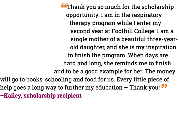 Thank you so much for the scholarship opportunity. I am in the respiratory therapy program while I enter my second y...